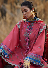Elan Luxury Embroidered Lawn 3 Piece Unstitched Suit EL25LL AURIELLE EL25-06 B